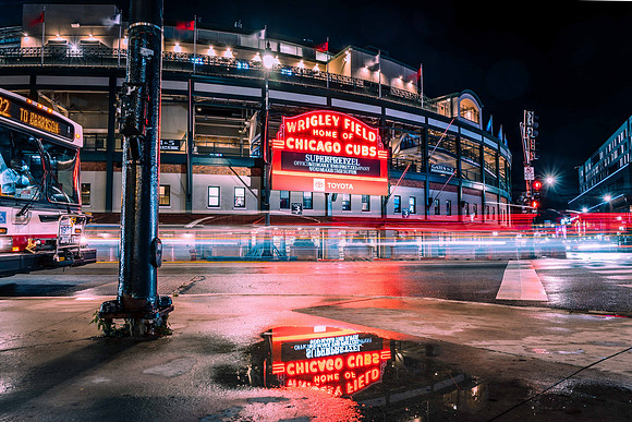 Wrigley after Rain