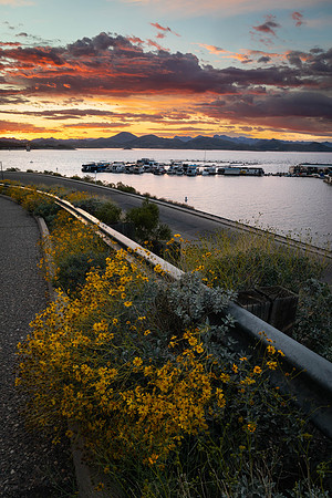 Lake Pleasant Evening